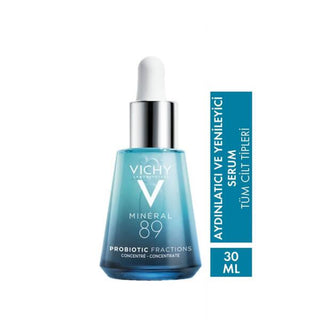 Vichy Mineral 89 Probiotic Serum: Brightening, Renewing & Repairing Facial Serum with Hyaluronic Acid & Niacinamide for Radiant & Hydrated Skin Vichy Mineral 89 Probiotic Serum: Brighten & Repair Skin Vichy Mineral 89 serum, probiotic serum, brightening serum, renewing serum, repairing serum, hydrating facial serum, niacinamide serum, hyaluronic acid serum, soothing skin serum, sensitive skin serum, facial serum, skin hydration, skin repair, skin brightening, probiotic skincare, niacinamide, hyaluronic acid