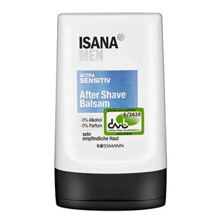 Isana Men Extra Sensitive After Shave Balm - Soothing, Alcohol-Free, Dermatologically Approved - 3.38 fl oz Isana Men After Shave Balm for Sensitive Skin - Soothing & Alcohol-Free after shave balm, sensitive skin care, alcohol-free skincare, dermatologically approved products, men's grooming, fragrance-free skincare, soothing after shave, men's skincare, gentle skincare, non-irritating skincare, post-shave relief, sensitive male skin care