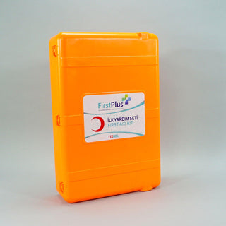 firstplus-first-aid-kit-orange-wall-mounted, firstplus-first-aid-kit-open, firstplus-first-aid-kit-contents FirstPlus First Aid Kit - Orange Wall Mounted - FP04.108 for Employees and Safety Officers FirstPlus First Aid Kit - Orange Wall Mounted for Offices firstplus, first-aid-kit, orange-wall-mounted, safety-equipment, workplace-safety, emergency-supplies, safety-officers, employees, health-and-safety, ai-generated