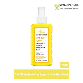 Maruderm SPF 30+ Sunscreen Spray: Hyaluronic Acid Moisturizing Sun Protection - Broad Spectrum, Non-Greasy, Ideal for Sensitive Skin, Daily Use Maruderm SPF 30+ Sunscreen: Hyaluronic Acid, Broad Spectrum SPF 30 sunscreen spray, hyaluronic acid sunscreen, moisturizing sunscreen, sensitive skin sunscreen, broad spectrum sunscreen, sun protection spray, non-greasy sunscreen, daily sunscreen use, sunscreen, sun protection, UVA protection, UVB protection, hyaluronic acid, vitamin E, green tea extract, moisturizi