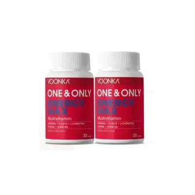Voonka One Only Energy Max: Boost Energy, Support Immunity, and Reduce Fatigue with Vitamin B Complex & Ginseng - 32 Tab