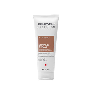 Goldwell Stylesign Texture Shaping Cream - 75ml - Define & Shape Hair Texture, Add Hold & Control Frizz - Professional Hair Styling Cream Goldwell Texture Shaping Cream - Define Hair & Control Frizz hair styling cream, texture shaping cream, Goldwell Stylesign, hair texture definition, hair styling products, styling cream for men, styling cream for women, hair shaping cream, hair cream, styling cream, hair definition, hair hold, frizz control, shine, travel size, hair product, hair care, women's hair, men's