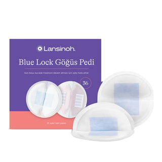 Lansinoh - Lansinoh Blue Lock Breast Pads (36 Count) - Comfort & Leak Protection for Breastfeeding Mothers Lansinoh Blue Lock Breast Pads - Comfort & Leak Protection breast pads, Lansinoh Blue Lock, breastfeeding accessories, nursing pads, leak protection for breastfeeding, breastfeeding comfort, nursing mothers, expectant mothers, Lansinoh, breastfeeding supplies, maternity products