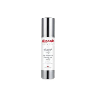 skincode daily defense and recovery veil spf30 front view, skincode daily defense and recovery veil spf30 application, skincode daily defense and recovery veil spf30 ingredients Skincode Daily Defense and Recovery Veil SPF30 - Broad Spectrum | 1.7 fl oz Skincode Daily Defense Veil SPF30 | 1.7 fl oz skincode, daily-defense, spf30, sunscreen, skincare, hydration, uv-protection, environmental-defense, face-cream, ai-generated