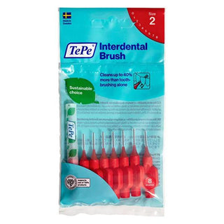 Tepe Interdental Brush 0.5 mm Red - Pack of 8 for Enhanced Oral Hygiene Tepe Interdental Brush 0.5 mm - Enhance Oral Hygiene interdental brush, Tepe Arayüz Fırçası, dental cleaning tool, oral hygiene product, interdental cleaning, oral care, dental hygiene, gum health, bad breath solution, teeth cleaning, dental care accessories