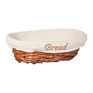 Biradlı Wicker Oval Bread Basket with Cloth Lining - Elegant Rustic Kitchen Decor for Serving Bread Biradlı Wicker Oval Bread Basket - Rustic Kitchen Decor Wicker bread basket, Oval bread basket, Decorative bread basket, Serving basket for bread, Rustic kitchen decor, Kitchen storage, Bread storage, Wicker kitchen accessories, Cloth lined bread basket, GRV-900, Biradlı, Home decor, Baking essentials