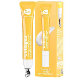 7Days My Beauty Week Collagen Eye Cream: Anti-Wrinkle, Lifting, Dark Circle Reduction, & Cryo Cooling - Korean Skincare 7Days Collagen Eye Cream: Anti-Wrinkle, Dark Circle Reduction eye cream, anti-wrinkle eye cream, collagen eye cream, dark circle reducer, eye puffiness treatment, brightening eye cream, lifting eye cream, Korean eye cream, eye cream with cryo applicator, eye cream for fine lines, fine lines, wrinkles, dark circles, puffiness, hydration, brightening, lifting, cryo cooling, korean beauty, ko