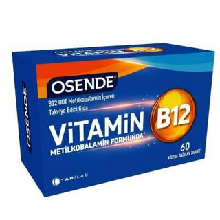 Osende Methylcobalamin B12: Fast-Absorbing Sublingual Tablets for Energy - 60 Orally Dissolving Strawberry Mint Tablets Osende B12: Sublingual Methylcobalamin for Energy methylcobalamin B12, Vitamin B12 supplement, sublingual B12, B12 deficiency treatment, B12 tablets, oral disintegrating B12, strawberry mint B12, nerve health supplement, Metilkobalamin, Vitamin B12, methylcobalamin, sublingual vitamin, vitamin supplement, nerve support, nerve health, energy boost, energy supplement, B12 deficiency, vitamin
