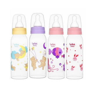 wee baby 250ml silicone bottle, colorful design wee baby bottle Wee Baby PP Bottle 250ml - Silicone Nipple | Colorful Design Wee Baby PP Bottle 250ml - Silicone Nipple baby-bottle, wee-baby, silicone-nipple, infant-feeding, colorful-design, ai-generated, easy-to-carry, healthy-feeding, spill-proof, baby-products