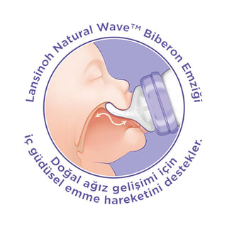 Lansinoh NaturalWave Baby Bottle Nipple - Anti-Colic, BPA Free, Easy Breastfeeding to Bottle Transition for Newborns & Infants Lansinoh NaturalWave Nipple - BPA Free & Anti-Colic Baby Bottle Nipple, NaturalWave Nipple, Breastfeeding to Bottle-Feeding Transition, BPA Free Baby Products, Anti-Colic Baby Bottle Nipple, Lansinoh, Newborn Essentials, Baby Feeding Accessories, Infant Care Products