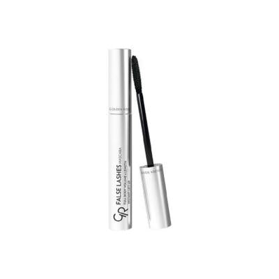 Golden Rose False Lashes Mascara - Siyah, Volumizing & Lengthening Black Mascara for Dramatic Eye Look