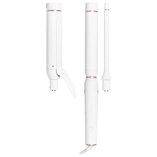 T3 Switch Kit Curl Trio Interchangeable Curling Iron - Versatile Styling for Various Curl Sizes & Hair Types T3 Curl Trio Interchangeable Curling Iron interchangeable curling iron, curling iron with multiple barrels, T3 Switch Kit Curl Trio, advanced heat precision curling iron, ion generator curling iron, ceramic barrels curling iron, hair styling tools, hair curlers, curling wands, hair styling products, beauty tools, salon quality hair styling, versatile hair styling, curling iron for different hair type