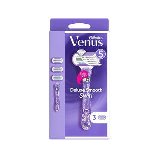 Gillette Gillette Venus Swirl Razor for Women - Smooth Shaving Experience with 3 Replacement Blades Gillette Venus Swirl Razor - Smooth Shave for Women Gillette Venus Swirl Razor, Women's Razor with Replacement Blades, Shaving Kit for Women, Gillette Venus Razor and Blades, Female Shaving Products, Smooth Shaving Experience, Women's Grooming, Personal Care, Shaving Essentials, Razor for Women, Gillette Venus, Swirl Razor, Shaving Kit, Replacement Blades, Women's Shaving Needs