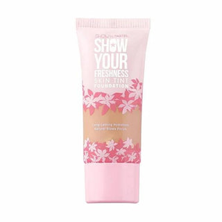 Show By Pastel Freshness Skin Tint Foundation - Natural, Lightweight, Vegan & Cruelty-Free Makeup with 6 Shades Show By Pastel Skin Tint - Natural & Vegan Makeup Skin Tint Foundation, Natural Makeup, Vegan Cosmetics, Cruelty Free Beauty, Moisturizing Foundation, Lightweight Foundation, Buildable Coverage, Antioxidant Makeup, Botanical Ingredients, Dermatologically Approved, Paraben Free, Gluten Free, Vegan Makeup, Freshness Skin Tint, Show By Pastel Foundation