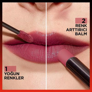Loreal Paris Infaillible 2-Step Long-Lasting Lip Color & Moisturizing Balm - 302 Rose Eternite Loreal Paris Infaillible 2-Step Lip Color & Balm - 302 Rose Eternite Long-lasting lipstick, Lip balm, 2-step lip care, Moisturizing lip color, Loreal Paris Infaillible, Lip care, Cosmetics, Beauty products, Makeup, Lip color, Moisturizing lip balm, Convenient beauty, Beauty essentials