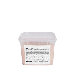 Davines Solu Sea Salt Scrub - Natural Body Exfoliant & Cleanser for Smoother Skin, 8.45 fl oz Davines Solu Sea Salt Scrub for Smoother Skin Davines Solu Sea Salt Scrub, Natural body scrub, Sea salt skincare, Exfoliating body wash, Davines skincare products, Body exfoliant, Natural skincare, Skincare routine, Sea salt benefits, Smoother skin, Healthy skin, Spa day at home, Gift ideas for skincare lovers