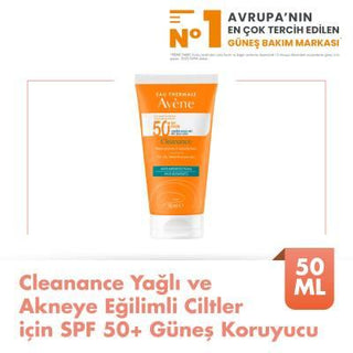 Avene Cleanance SPF 50 Sunscreen for Acne-Prone Skin - Non-Comedogenic, Hypoallergenic, 1.69 fl oz Avene Cleanance SPF 50 Sunscreen for Acne-Prone Skin acne-prone skin sunscreen, SPF 50 sunscreen, non-comedogenic sunscreen, hypoallergenic sunscreen, Avène Cleanance sunscreen, acne care, sensitive skin products, broad-spectrum sunscreen, dermatologist-tested, skincare essentials