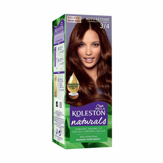 Wella Koleston Naturals Dark Brown Hair Dye - Perfect Gray Coverage & Coconut Oil Nourishment for Intense Color Wella Koleston Dark Brown Hair Dye: Gray Coverage & Coconut Oil hair dye, hair color, dark brown hair dye, grey coverage hair dye, coconut oil hair dye, Wella Koleston Naturals, permanent hair dye, hair coloring, at home hair dye, hair color for gray hair, hair color for grey hair, hair nourishment, hair dye with coconut oil, dark brown, koyu kestane, intense color, long lasting hair color, women'