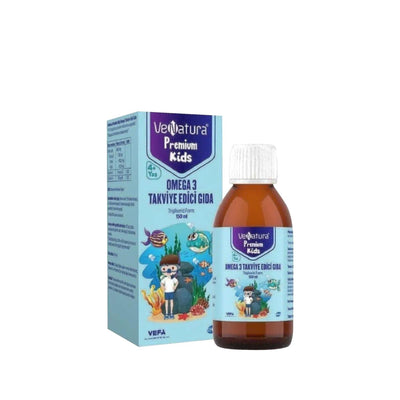 VeNatura Kids Premium Omega 3 Dietary Supplement for Children - 5.07 fl oz