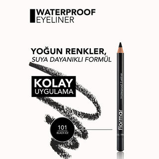 Flormar Mat Eyeliner - Waterproof & Intense Pigment, Long-Lasting Eye Makeup for Precise Look Flormar Waterproof Mat Eyeliner - Intense Color Mat Eyeliner, Suya Dayanıklı Eyeliner, Yoğun Pigmentli Eyeliner, Uzun Süre Kalıcı Eyeliner, Flormar Eyeliner, Waterproof Eyeliner, Intense Pigment Eyeliner, Long-Lasting Eyeliner, Eye Makeup, Cosmetics, Beauty Products, Makeup Essentials, Flormar Cosmetics, Matte Finish Eyeliner