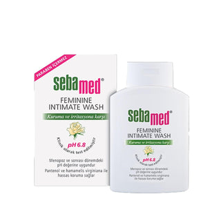 Sebamed Menopause Intimate Wash pH 6.8 - Gentle, pH-Balanced Cleansing for Sensitive Intimate Areas - 6.76 fl oz Sebamed Menopause Intimate Wash - pH 6.8 for Comfort menopause intimate wash, pH balanced intimate wash, Sebamed intimate wash, intimate hygiene for menopause, gentle intimate wash, women's health, menopause relief, intimate care, Sebamed, pH 6.8, vaginal dryness, irritation relief, feminine hygiene, menopause products