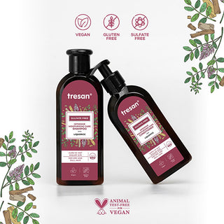 Tresan Sulfate-Free Shampoo with Licorice Root Extract - Moisturizing, Gentle, Natural Hair Care - 10.14 fl oz Tresan Sulfate-Free Shampoo for Moisturizing Hair sulfate-free shampoo, moisturizing shampoo, licorice root extract shampoo, natural hair care products, hydrating shampoo, gentle hair care, daily use shampoo, dry hair solution, damaged hair repair, oily hair balance, dandruff prevention, hair nourishment, soft hair, manageable hair