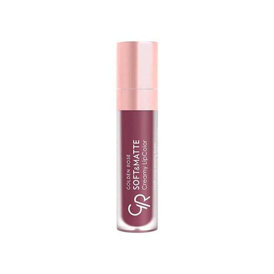 Golden Rose Soft Matte Creamy Lipstick: Long Lasting, Intense Color, Moisturizing Lip Color with Jojoba & Avocado Oil