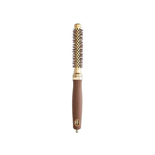 Olivia Garden Expert Blowout Shine Hair Brush - Wavy Bristles for Frizz-Free Volume & Shine - Professional Styling at Home Olivia Garden Shine Hair Brush: Frizz-Free Volume & Shine Olivia Garden hair brush, blowout brush, shine enhancing hair brush, wavy bristle brush, hair styling brush, professional hair brush, hair brush for wavy hair, anti-frizz hair brush, hair brush, styling brush, shine brush, frizz control, volumizing brush, gold hair brush, brown hair brush, hair care, professional styling, at-home