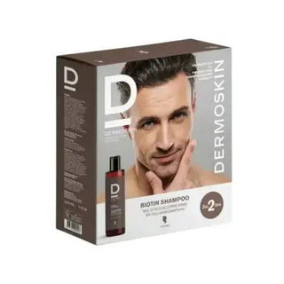 Dermoskin Biotin Hair Loss Shampoo for Men: Herbal DHT Blocker & Hair Strengthening - Reduce Thinning & Promote Hair Growth Dermoskin Biotin Shampoo: Stop Hair Loss & Strengthen Hair hair loss shampoo, biotin shampoo, shampoo for men, hair strengthening shampoo, herbal hair loss treatment, anti hair loss shampoo men, dermoskin shampoo, biotin shampoo for hair growth, hair loss, biotin, herbal shampoo, men's hair care, hair strengthening, anti-thinning, hair growth, dht blocker, dry scalp treatment, hair fol