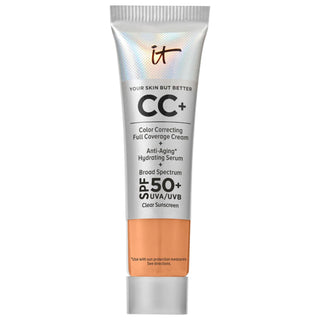 Mini CC+ Cream: Full Coverage Color Correcting Foundation SPF 50+ | Hydrating, Anti-Aging, Vegan & Cruelty-Free - Conceals Acne & Dark Circles Mini CC Cream: Full Coverage Foundation SPF 50+ | Color Correcting CC cream, full coverage foundation, SPF 50 foundation, color correcting cream, hydrating foundation, anti-aging CC cream, vegan foundation, cruelty-free makeup, foundation for acne scars, foundation for dark circles, makeup, face makeup, BB cream, foundation, SPF 50, hyaluronic acid, niacinamide, vita