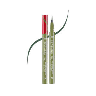 Loreal Paris Infaillible 36H Grip Micro Fine Eyeliner - Long Lasting Sage Green Eyeliner for Precise Application Loreal Paris 36H Grip Eyeliner - Long Lasting & Precise Loreal Paris Eyeliner, Long-lasting Eyeliner, Micro Fine Eyeliner, Sage Green Eyeliner, Infaillible 36H Grip Eyeliner, Cosmetic, Makeup, Eye Makeup, Precise Application, Durable Makeup, Beauty Essentials, Green Eyeliner, 36H Eyeliner, Grip Technology, Infaillible Brand