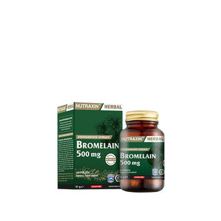 Nutraxin Bromelain 500mg - Anti-Inflammatory Dietary Supplement Capsules for Natural Relief Nutraxin Bromelain 500mg Capsules for Inflammation Relief Bromelain supplement, Nutraxin Bromelain, Anti-inflammatory capsules, 500mg bromelain, Dietary supplement for inflammation, Natural health supplements, Digestive health support, Post-surgical recovery aid, Anti-inflammatory relief, Health-conscious consumer products