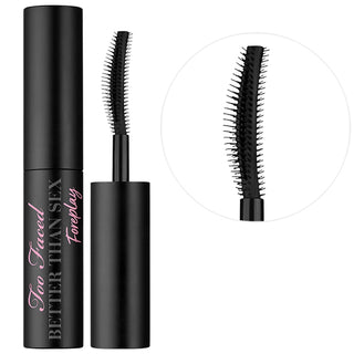 Too Faced Mini Better Than Sex Foreplay Mascara Primer: Nourishing Lash Base for Extreme Volume, Length & Curl - Cruelty & Paraben-Free! Too Faced Mascara Primer: Lash Volume & Length! Cruelty-Free mascara primer, lash primer, lengthening mascara primer, volumizing mascara primer, nourishing lash primer, cruelty-free mascara primer, paraben-free mascara primer, black mascara primer, best mascara primer, mascara base coat, eye makeup, lash volume, lash length, mascara enhancer, primer, cosmetics, makeup, bea