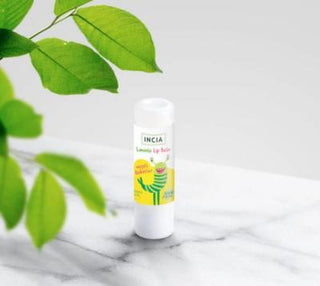 Incia Natural Kids Lip Balm with Bergamot & Lemon - 100% Chemical-Free, Nourishing Shea Butter, Portable 6g Incia Kids Lip Balm - Natural & Chemical-Free natural lip balm for kids, organic lip care for children, shea butter lip balm, lemon flavored lip balm, chemical-free lip balm, kids lip care, natural lip balm, nourishing lip balm, portable lip balm, gift for kids