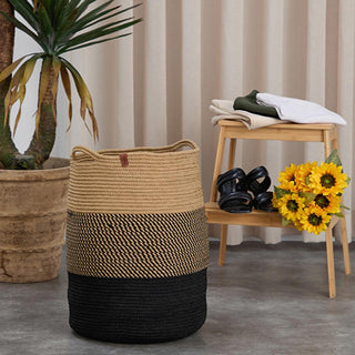 jute basket for home decor, multi-purpose jute storage basket, handmade jute laundry basket, eco-friendly jute basket Coco Jute Basket - Multi-Purpose Storage Solution for Homeowners | 14 in x 17.7 in Coco Jute Basket - Multi-Purpose Natural Storage handmade, jute-basket, multi-purpose, eco-friendly, storage, home-decor, laundry-basket, plant-pot, interior-design, ai-generated