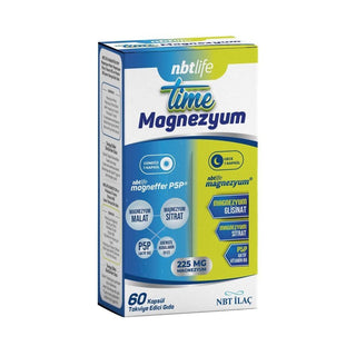 NBTLife Magnesium Dietary Supplement - 60 Capsules, Supports Muscle Function & Energy Metabolism NBTLife Magnesium Supplement - 60 Capsules for Muscle & Energy Magnesium Supplement, Vitamin B Supplement, Dietary Supplement, NBTLife Time Magnezyum, Magnesium Bisglycinate, Health Supplements, Wellness Products, Muscle Function Support, Energy Metabolism, Nutritional Supplements, Health and Wellness, Dietary Health, Supplements for Energy, Magnesium Deficiency, Vitamin B12, Vitamin B6
