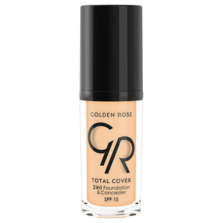 golden rose total cover foundation 2in1 22, golden rose foundation and concealer together Golden Rose Total Cover 2in1 Foundation & Concealer 22 Golden Rose Foundation & Concealer - Total Cover 22 golden-rose, foundation, concealer, total-cover, makeup, beauty, oil-free, vitamin-e, spf-15, ai-generated