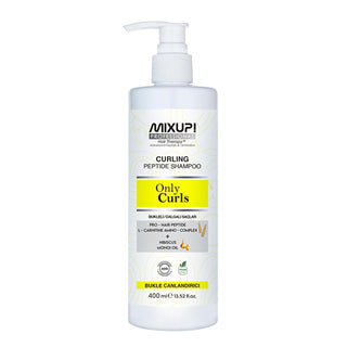 Mixup! Only Curls Bukle Canlandırıcı Peptit Şampuan 400 ml - Nourishing Curly Hair Shampoo with Peptide and Hibiscus Oil Mixup! Curly Hair Shampoo - Defines Curls & Nourishes Hair curly hair shampoo, curl defining shampoo, nourishing shampoo for wavy hair, peptide shampoo, hibiscus and monoi oil hair care, curly hair care, wavy hair products, hair nourishment, curl definition, frizz reduction, hair moisture, hair softness, hair shine, hair health, hair vitality, natural ingredients, hair care routine, daily
