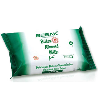 bebak makeup removal wipes with almond oil, 20 count of bebak almond oil cleansing wipes, removing makeup with bebak wipes Bebak Makeup Removal Wipes - Almond Oil | 20 Count Bebak Makeup Removal Wipes - Almond Oil | 20 Count bebak, makeup-removal, cleansing-wipes, almond-oil, skin-care, facial-wipes, eco-friendly, women-skincare, hydrating, ai-generated
