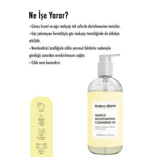 Maruderm Cleansing Oil for Face and Body - 400ml, Natural, Paraben-Free Skincare Maruderm Natural Cleansing Oil for Face & Body cleansing oil, face and body cleansing, natural skincare, paraben-free cleansing oil, skincare routine, gentle cleanser, natural oils, antioxidants, vitamins, moisturizing cleanser, sensitive skin, chemical-free skincare, daily cleansing, makeup remover