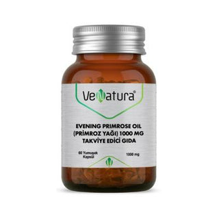 Venatura Evening Primrose Oil 1000mg - 60 Softgel Capsules for Women's Health & Dietary Support Venatura Evening Primrose Oil 1000mg - Women's Health Support Evening Primrose Oil supplement, Venatura Evening Primrose Oil, 1000 Mg Evening Primrose Oil, Softgel Capsules, Dietary supplement for women, Women's health support, Hormonal health, Skin health, Natural supplements, Health and wellness products
