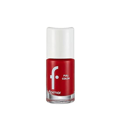 Flormar High Pigment Nail Polish - Optimistic Red, Long Lasting Nail Color with Glossy Finish