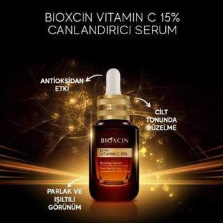 Bioxcin 15% Ester Vitamin C Serum - Revitalizing Skincare for All Skin Types with Niacinamide Bioxcin 15% Vitamin C Serum for Brighter Skin Vitamin C Serum, Niacinamide, Skincare, Ester Vitamin C 15%, Anti-aging skincare, Revitalizing serum, Brightening skincare, Antioxidant skincare, Skincare for all skin types, Serum for dry skin, Serum for oily skin, Serum for combination skin, Brightening serum, Antioxidant serum