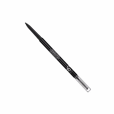 Golden Rose Longstay Precise Eyebrow Pencil with Brush - Waterproof, Long-Lasting Eyebrow Makeup for Precise Definition