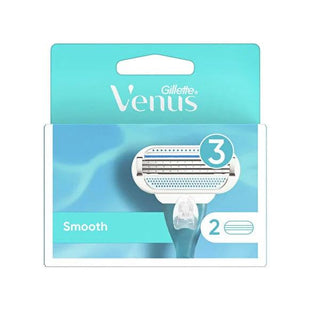 Gillette Venus Smooth 3 Replacement Blades for Women - 3-Blade Razor, Close Shave, Comfortable, Indicator Strip Gillette Venus Smooth 3 Replacement Blades - Close Shave Gillette Venus, Women's Razors, Replacement Blades, 3-Blade Razor, Female Shaving, Close Shave, Comfortable Shaving, Indicator Strip, Gillette Venus Smooth 3, Women's Grooming, Shaving Essentials
