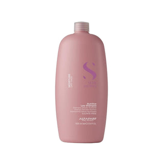 Alfaparf Semi Di Lino Moisture Nutritive Low Shampoo 1000ml - Moisturizing Shampoo for Dry or Damaged Hair Alfaparf Moisturizing Shampoo for Dry Hair moisturizing shampoo, Alfaparf Semi Di Lino, hair care products, nourishing shampoo, large capacity shampoo, dry hair care, damaged hair repair, professional hair care, gentle shampoo, daily shampoo, low shampoo
