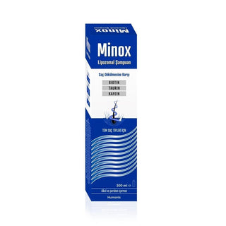 Minox Anti-Hair Loss Shampoo with Biotin, Taurine, and Caffeine - 300ml, Liposomal Formula for All Hair Types Minox Anti-Hair Loss Shampoo with Biotin & Caffeine anti-hair loss shampoo, Minox shampoo, liposomal shampoo, biotin shampoo, caffeine shampoo for hair loss, hair care, hair loss solution, shampoo for all hair types, hair strengthening shampoo, healthier hair growth