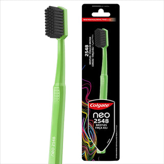 Colgate Colgate Neo Toothbrush - Manual Toothbrush with Dense 2546 Bristles, Medium Hardness, 6 Color Options Colgate Neo Toothbrush - Effective Cleaning Colgate toothbrush, manual toothbrush, dense bristle toothbrush, medium hardness toothbrush, Colgate Neo, oral hygiene, oral care, toothbrush, Colgate, dental care, hygiene products, health and personal care