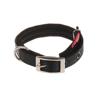 Doca Dokuma Soft Fabric Black Pet Collar 45 cm - Adjustable Sizing for Comfort & Style Doca Dokuma Soft Black Pet Collar - Comfort & Style pet collar, soft fabric collar, adjustable pet collar, black pet collar, dog collar, cat collar, pet accessories, comfortable pet collar, stylish pet collar, adjustable dog collar, black dog collar