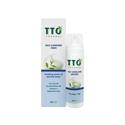 TTO Thermal Facial Cleansing Foam - Gentle Skincare for Sensitive Skin, 200ml